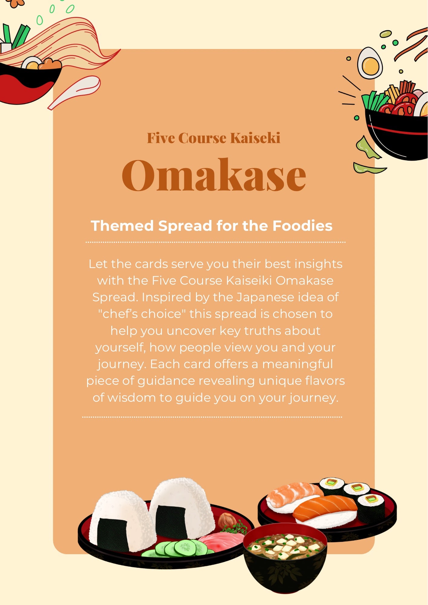 Omakase Themed Spread