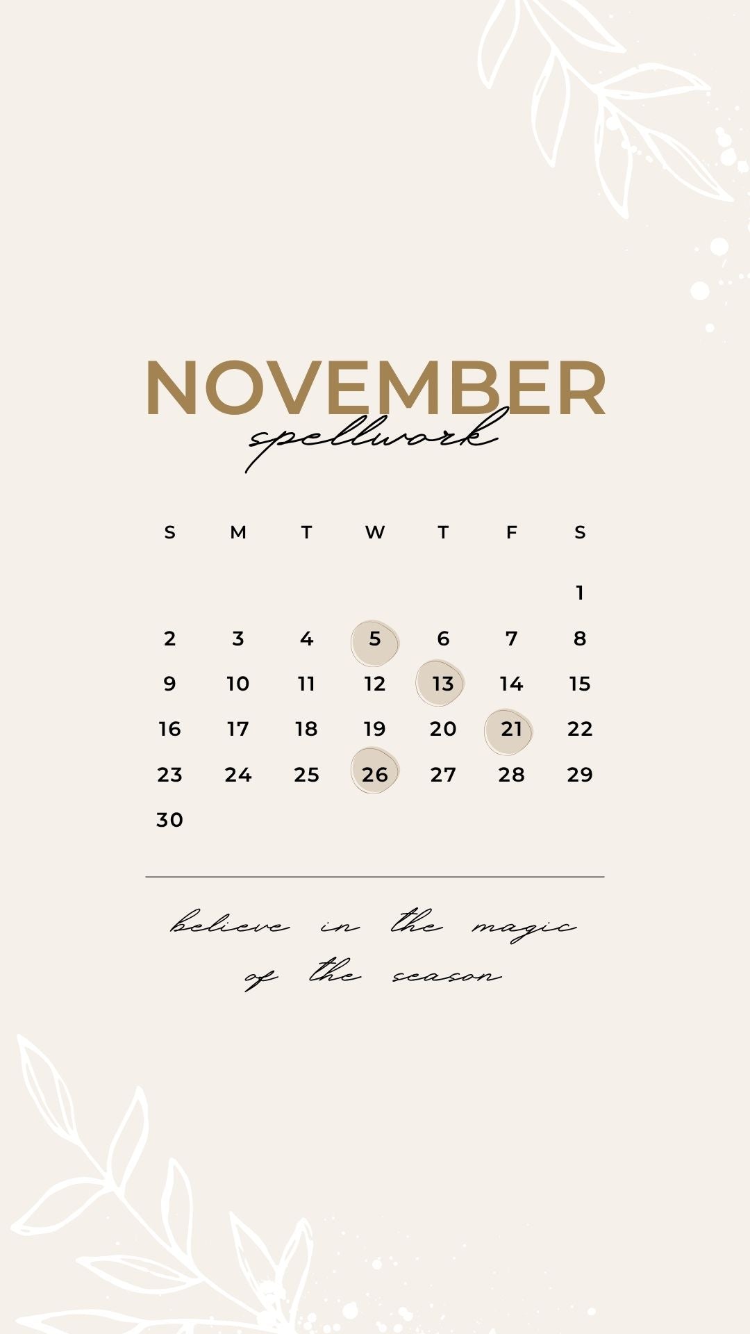 November Mass Ritual Series: A Month of Transformation