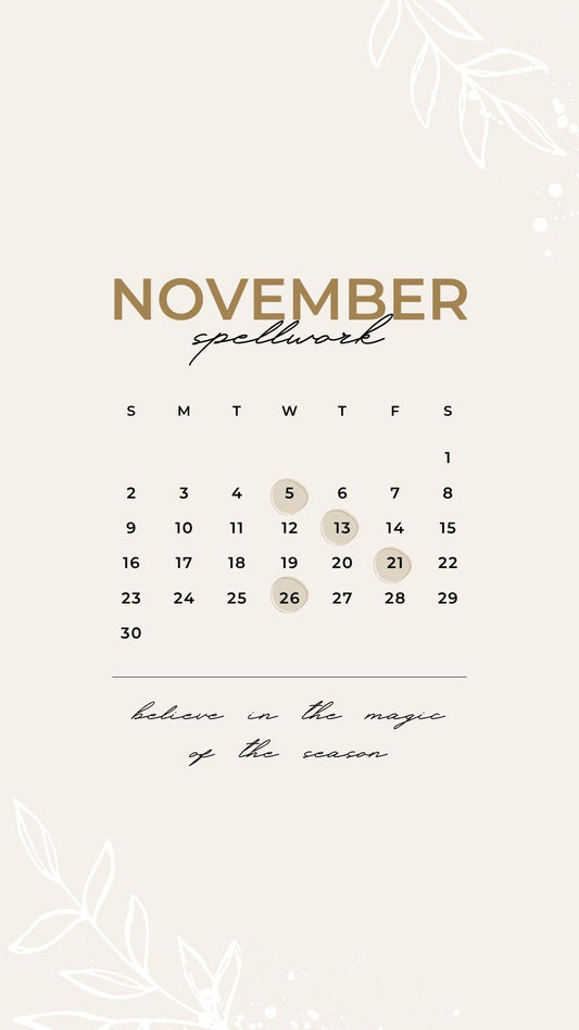 November Mass Ritual Series: A Month of Transformation